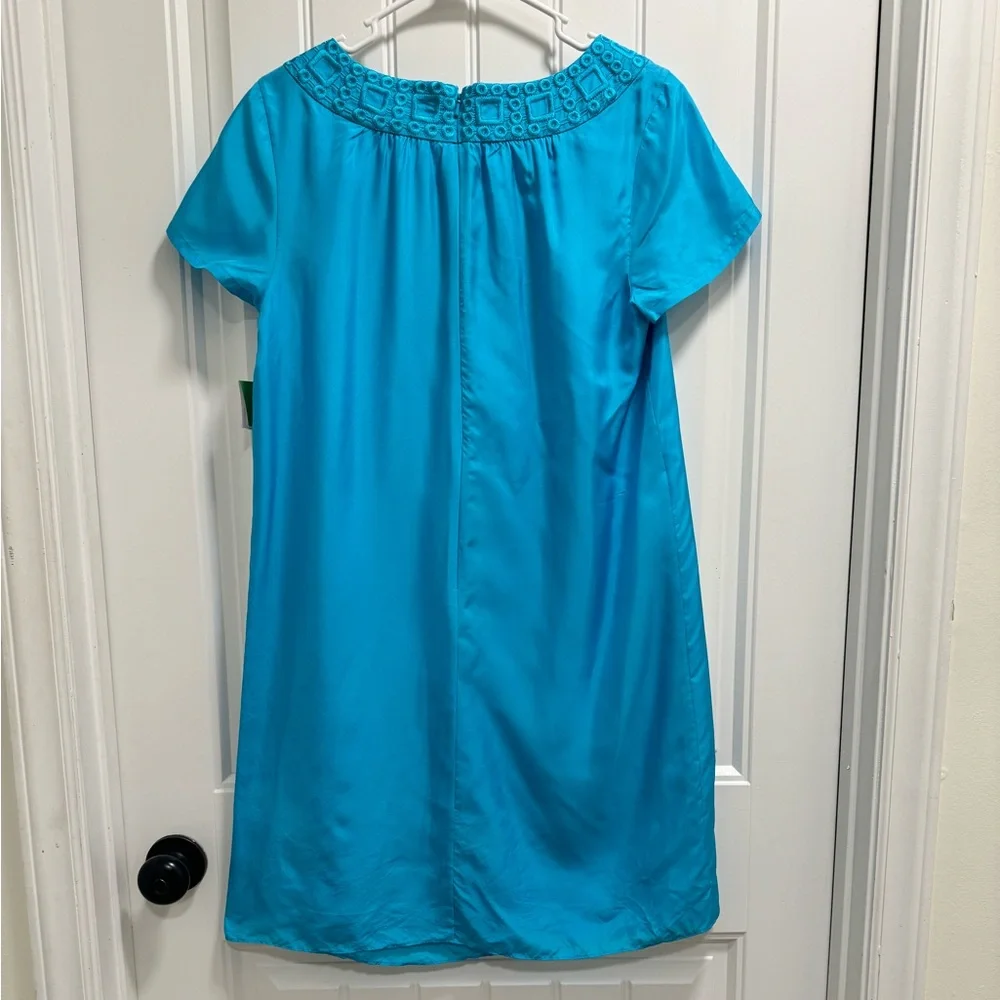 Lilly Pulitzer Turquoise Dress Size M - Picture 4 of 5